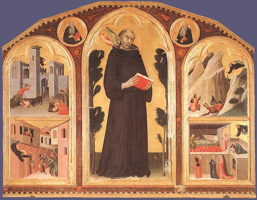 Simone Martini Blessed Agostino Novello Altarpiece